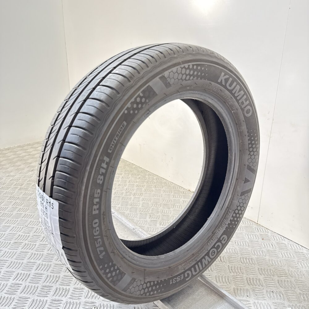 Pneumatico Usato 175 60 R15 81H Kumho Ecowing ES31 100% Estivo | Gomme Usate | PrimaGomme.it Pneumatico usato 175 60 R15 Kumho Ecowing ES31 - foto 3