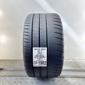 Pneumatico Usato 295 30 ZR20 101Y Michelin Pilot Sport Cup 2 77% Estivo