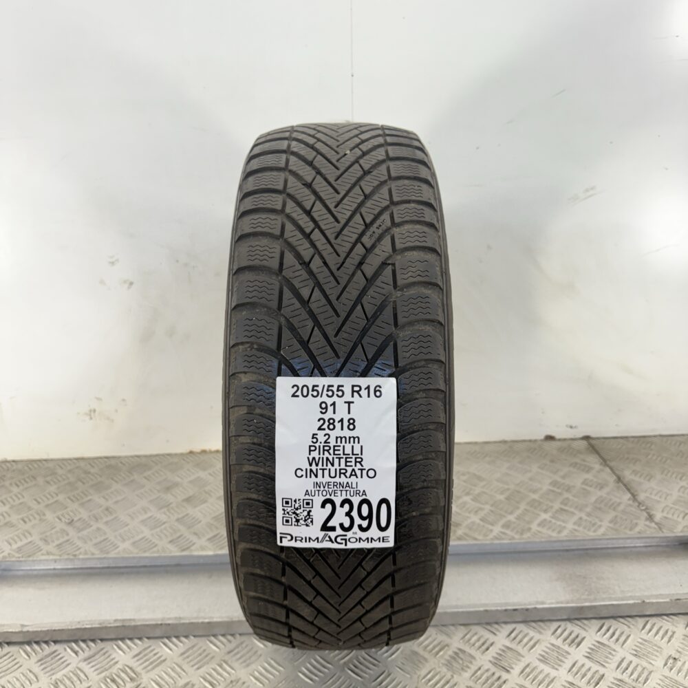 Gomma Usata 205 55 R16 91T Pirelli Winter Cinturato Invernale | Gomme Usate | PrimaGomme.it Gomma usata 205 55 R16 Pirelli Winter Cinturato - foto 8