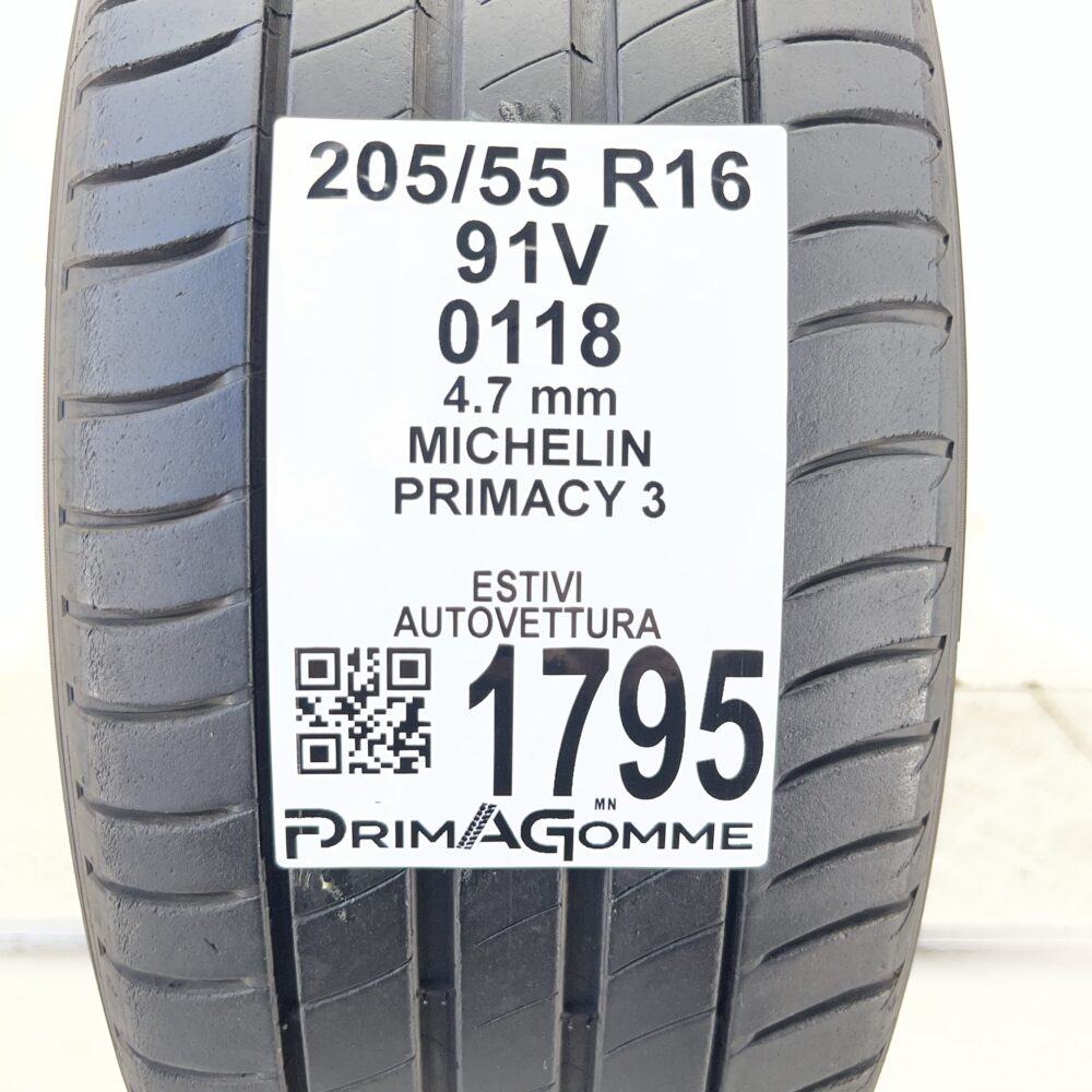 Pneumatico Usato 205 55 R16 91V Michelin Primacy 3 Estivo | Gomme Usate | PrimaGomme.it Pneumatico usato 205 55 R16 Michelin Primacy 3 - foto 7