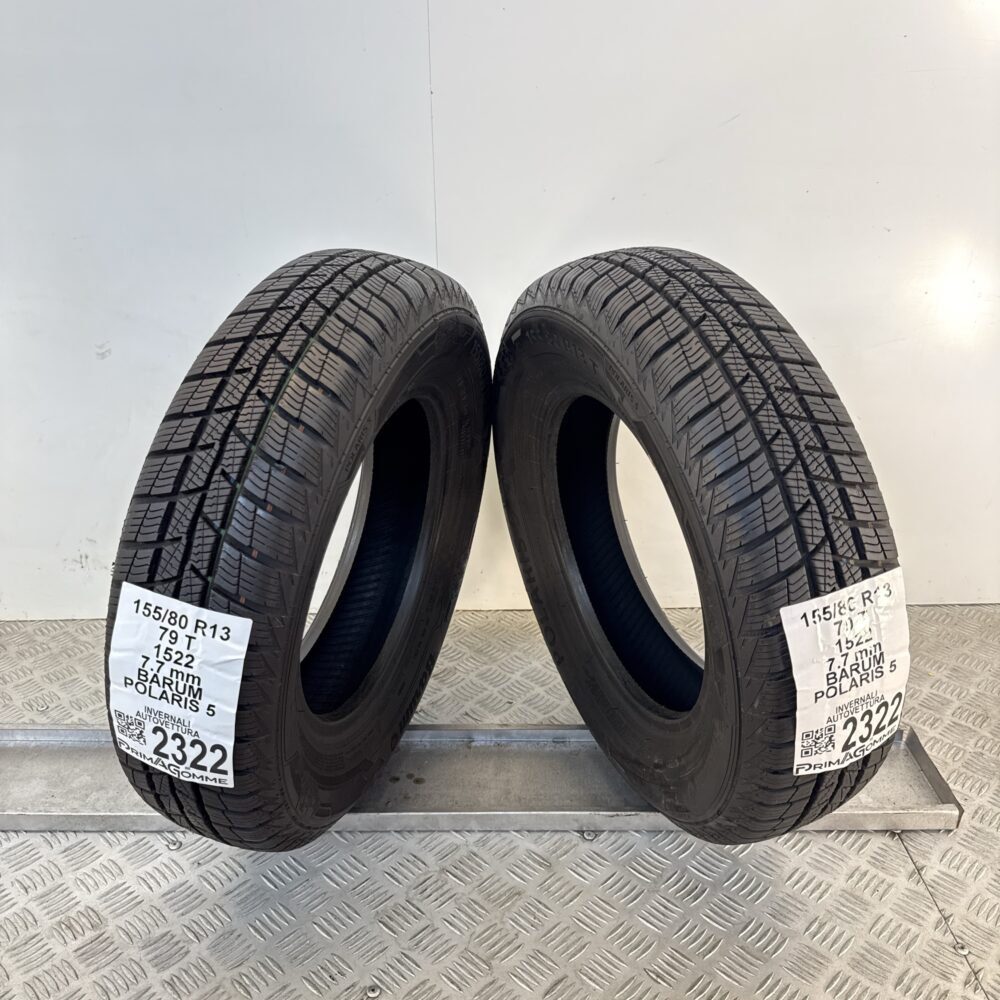 Gomme Usate 155 80 R13 79T BARUM Polaris 5 96% Invernali | Gomme Usate | PrimaGomme.it Gomme usate 155 80 R13 BARUM Polaris 5 - foto 4