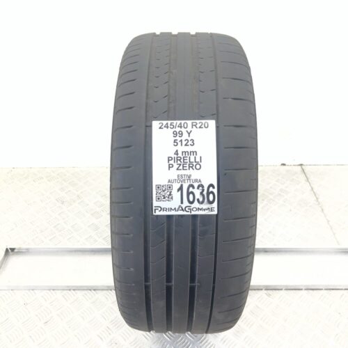 Pneumatico Usato 245 40 R20 99Y Pirelli P Zero Estivo