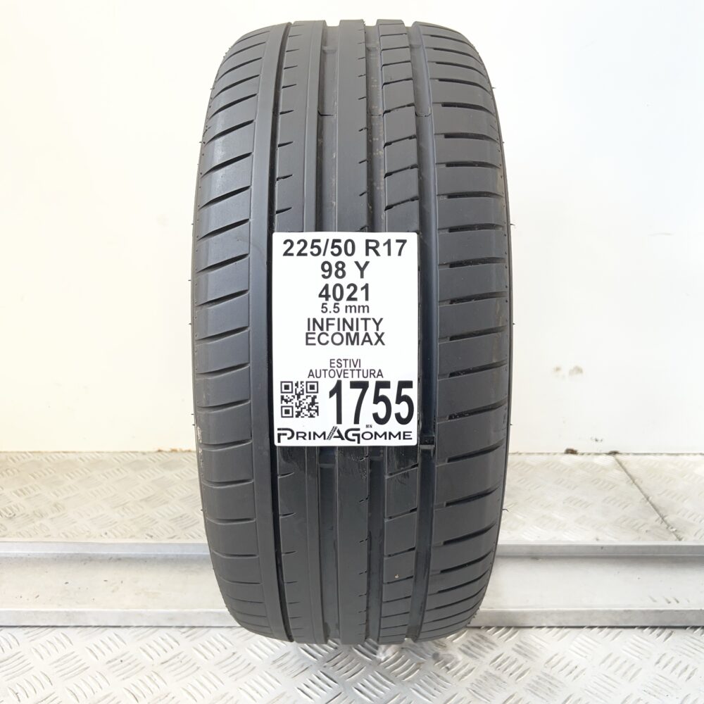 Pneumatico Usato 225 50 R17 98Y Infinity Ecomax 79% Estivo | Gomme Usate | PrimaGomme.it Pneumatico usato 225 50 R17 Infinity Ecomax - foto 7