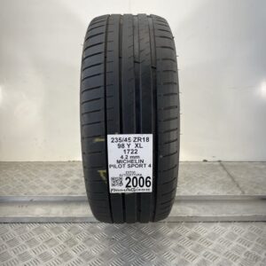 Pneumatico Usato 235 45 ZR18 XL 98Y Michelin Pilot Sport 4 Estivo