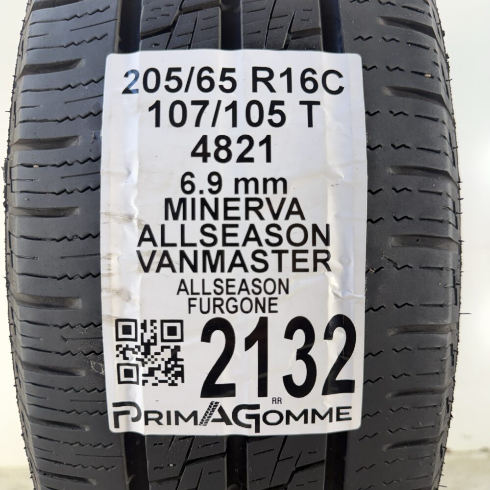 Pneumatico Usato 205 65 R16C 107/105T Minerva Allseason Vanmaster 77% 4 Stagioni | Gomme Usate | PrimaGomme.it Pneumatico usato 205 65 R16C Minerva Allseason Vanmaster - foto 6