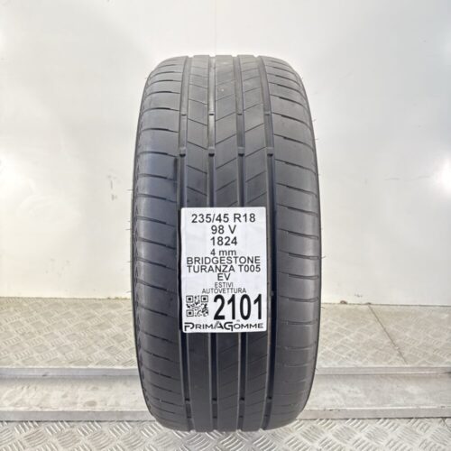 Pneumatico Usato 235 45 R18 98V Bridgestone Turanza T005 EV Estivo