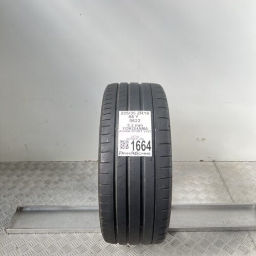 Gomma Usata 225 35 ZR19 88Y Yokohama Advan Sport V107 74% Estiva