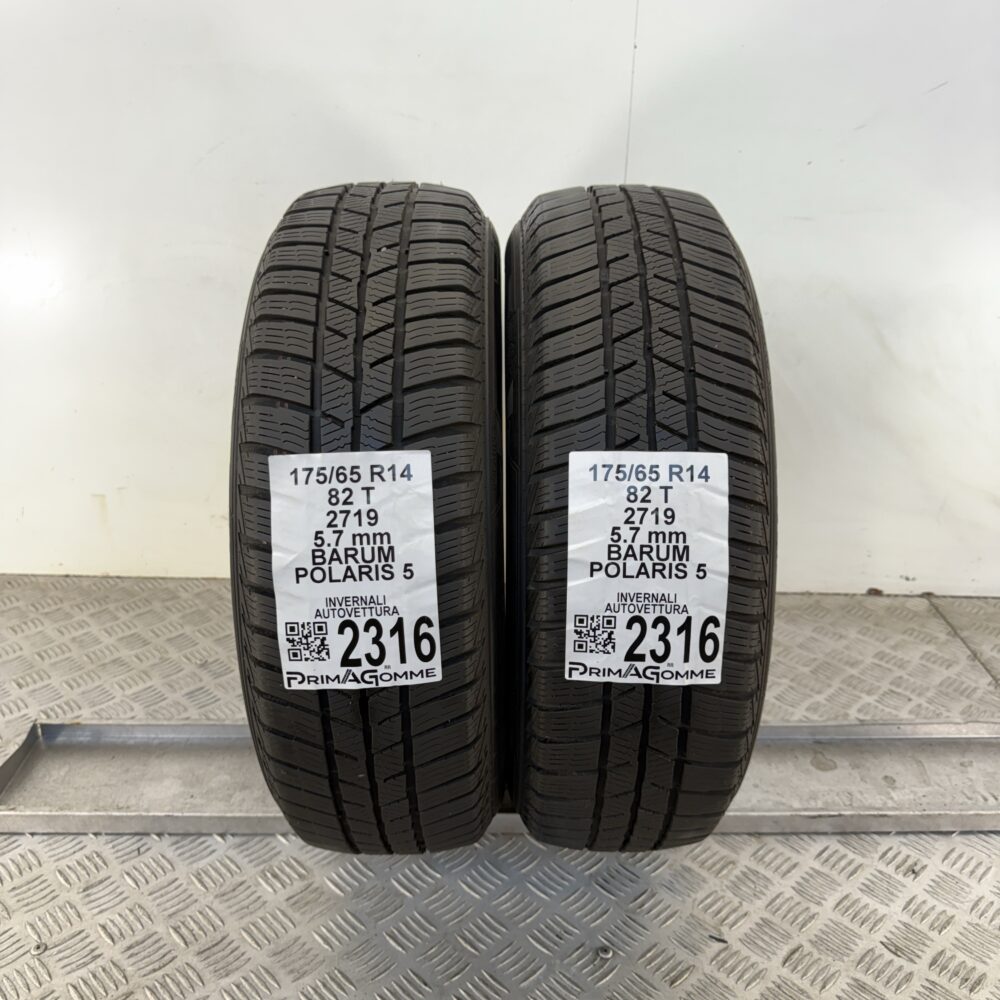 Gomme Usate 175 65 R14 82T BARUM Polaris 5 81% Invernali | Gomme Usate | PrimaGomme.it Gomme usate 175 65 R14 BARUM Polaris 5 - foto 7