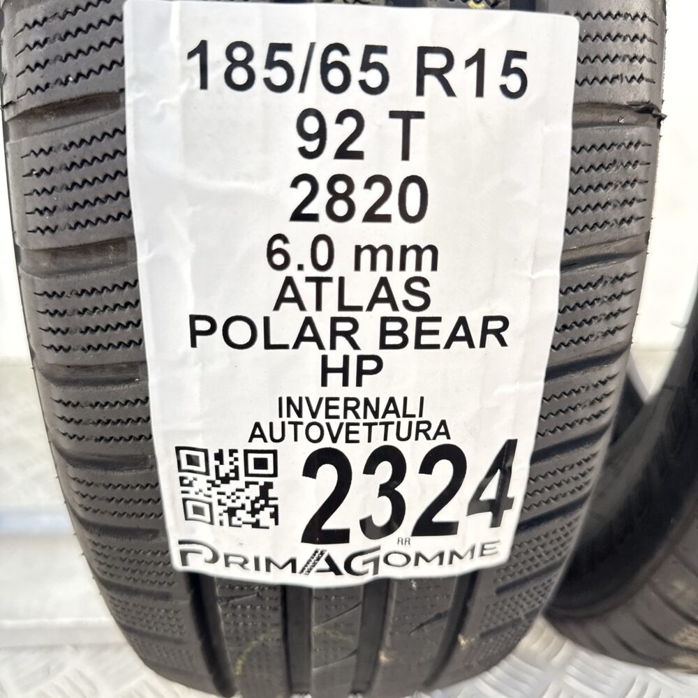 Gomme Usate 185 65 R15 92T Atlas Polar Bear HP 86% Invernali | Gomme Usate | PrimaGomme.it Gomme usate 185 65 R15 Atlas Polar Bear HP - foto 8