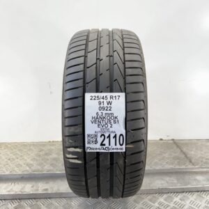 Pneumatico Usato 225 45 R17 91W Hankook Ventus S1 Evo 2 90% Estivo