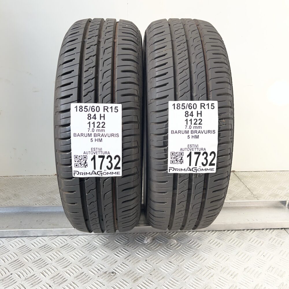 Gomme Usate 185 60 R15 84H Barum Bravuris 5 HM 95% Estive | Gomme Usate | PrimaGomme.it Gomme usate 185 60 R15 Barum Bravuris 5 HM - foto 2