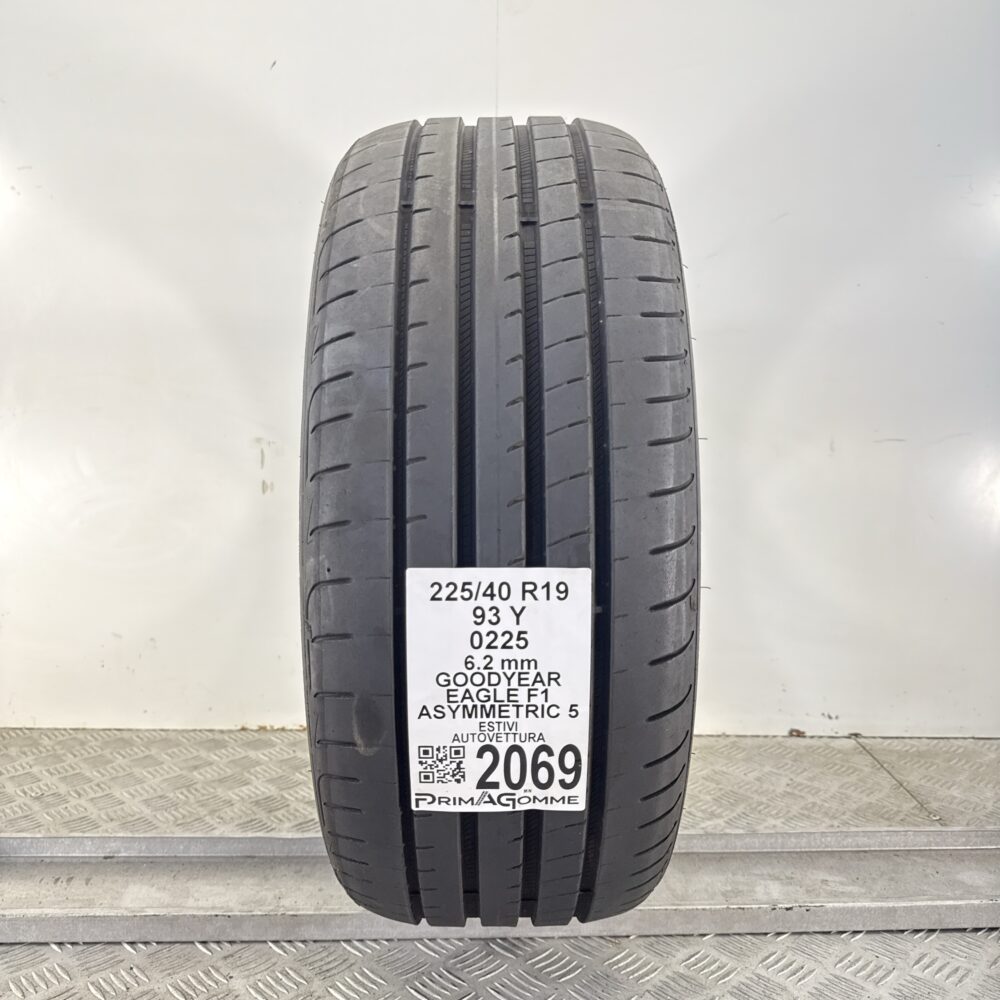 Pneumatico Usato 225 40 R19 93Y Goodyear Eagle F1 Asymmetric 5 89% Estivo | Gomme Usate | PrimaGomme.it Pneumatico usato 225 40 R19 Goodyear Eagle F1 Asymmetric 5 - foto 7
