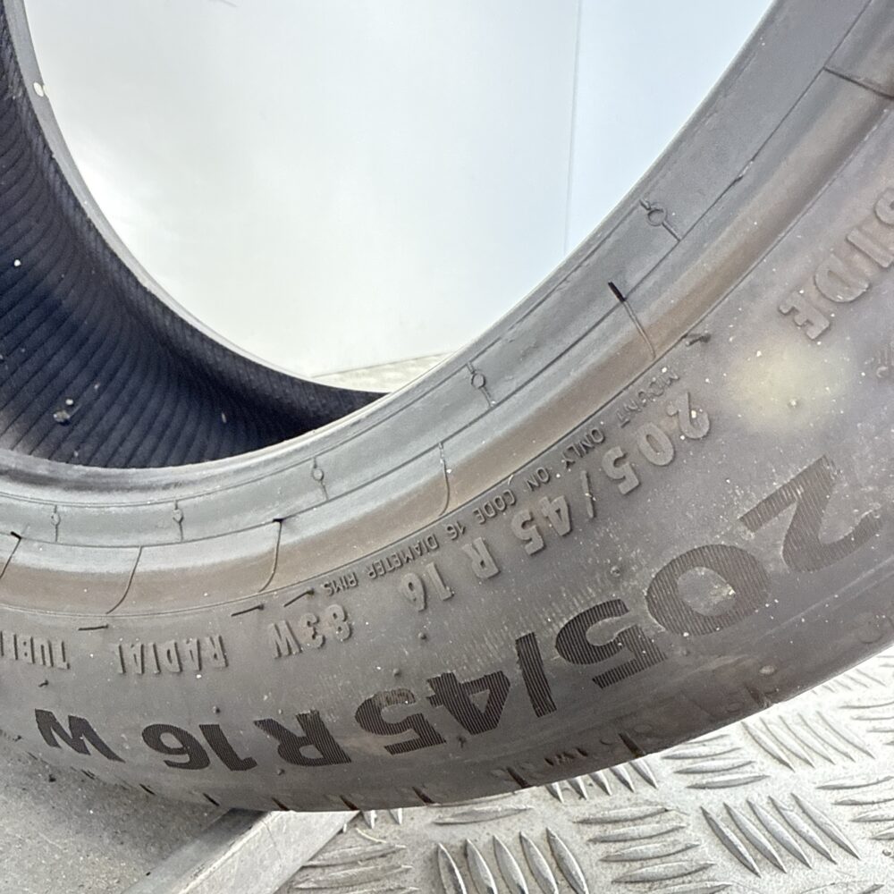 Pneumatico Usato 205 45 R16 83W Continental Premium Contact 6 74% Estivo | Gomme Usate | PrimaGomme.it Pneumatico usato 205 45 R16 Continental Premium Contact 6 - foto 2