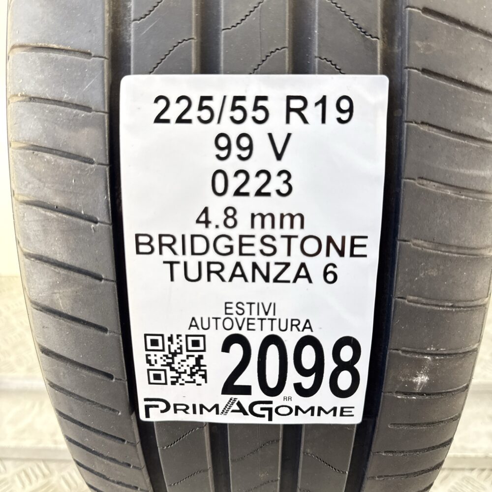Pneumatico Usato 225 55 R19 99V Bridgestone Turanza 6 Estivo | Gomme Usate | PrimaGomme.it Pneumatico usato 225 55 R19 Bridgestone Turanza 6 - foto 6