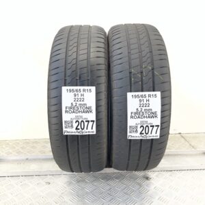 Pneumatici Usati 195 65 R15 91H Firestone Roadhawk 74% Estive