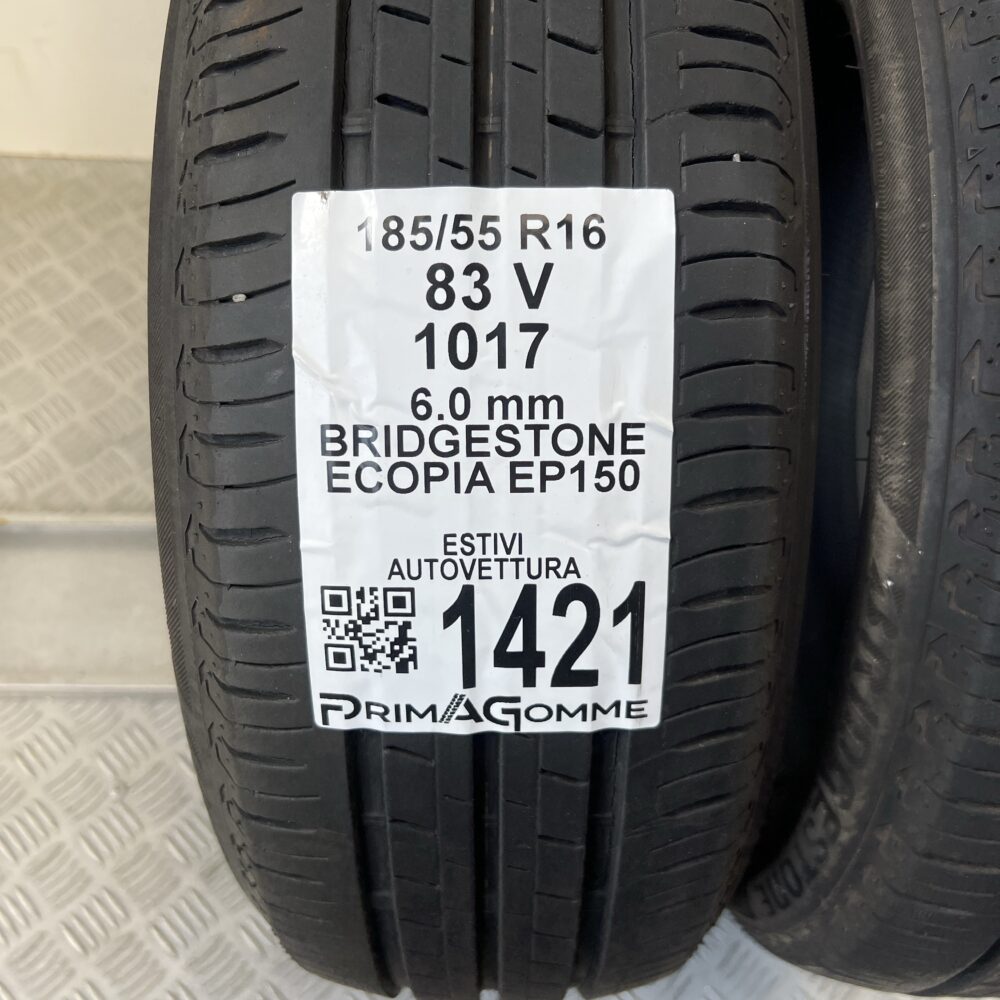 Pneumatici Usati 185 55 R16 83V Bridgestone Ecopia EP150 85% Estive | Gomme Usate | PrimaGomme.it Pneumatici Usati 185 55 R16 83V Bridgestone Ecopia EP150 85% Estive - immagine 2