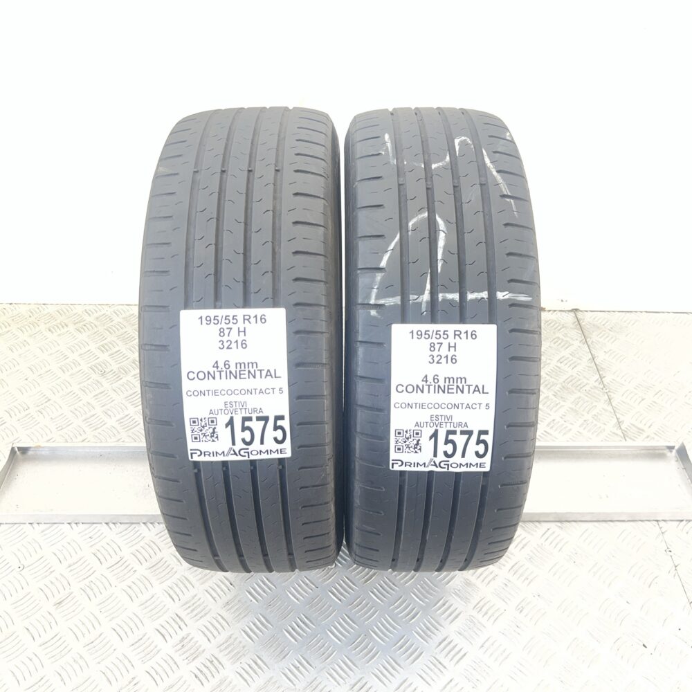 Gomme Usate 195 55 R16 87H Continental ContiEcoContact 5 Estive | Gomme Usate | PrimaGomme.it Gomme Usate 195 55 R16 87H Continental ContiEcoContact 5 Estive
