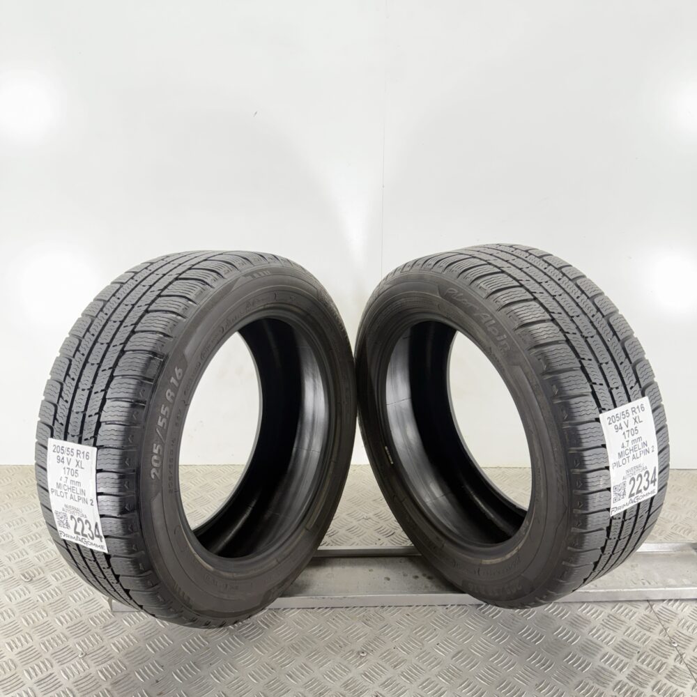 Gomme Usate 205 55 R16 XL 94V Michelin Pilot Alpin 2 Invernali | Gomme Usate | PrimaGomme.it Gomme usate 205 55 R16 Michelin Pilot Alpin 2 - foto 8
