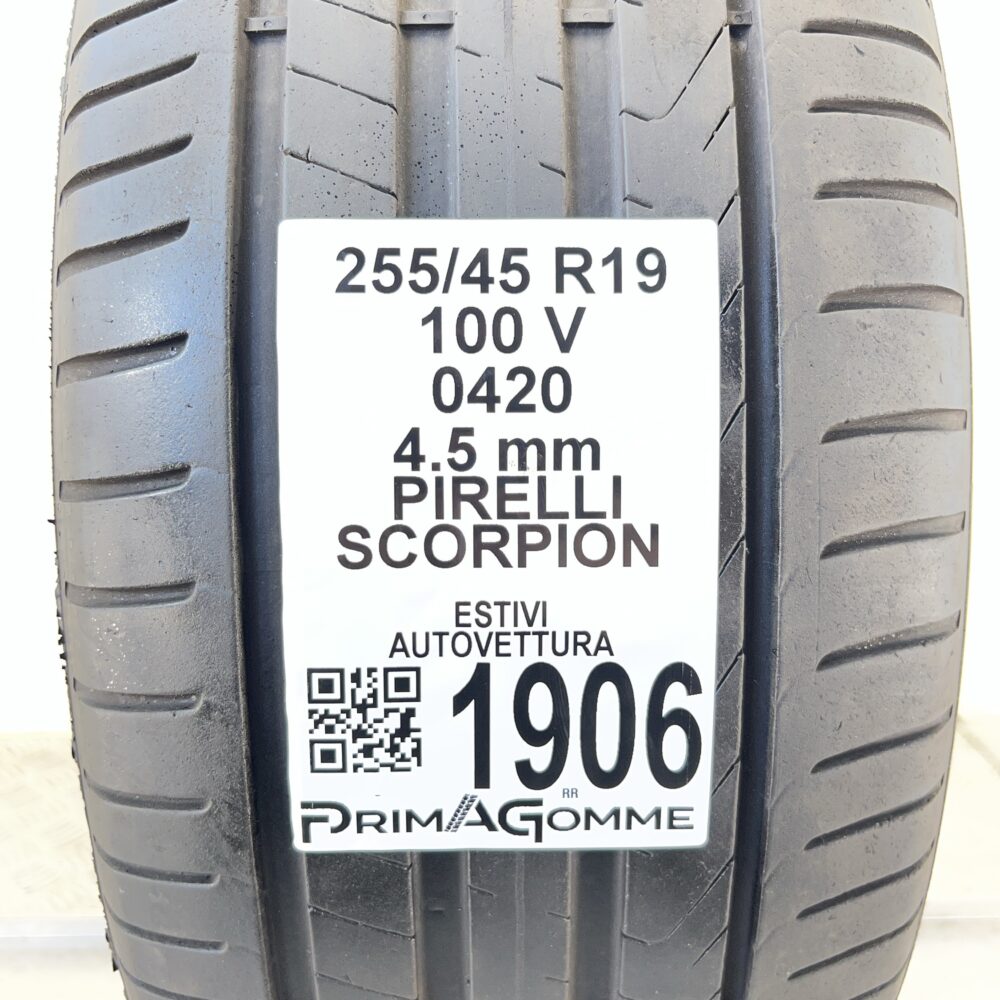 Pneumatico Usato 255 45 R19 100V Pirelli Scorpion Estivo | Gomme Usate | PrimaGomme.it Pneumatico usato 255 45 R19 Pirelli Scorpion - foto 7
