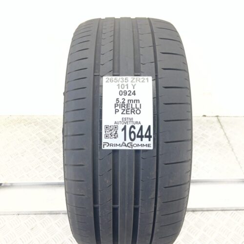 Gomma Usata 265 35 ZR21 101Y Pirelli P Zero 74% Estiva