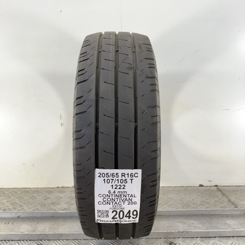 Pneumatico Usato 205 65 R16C 107/105T Continental Contivan Contact 200 Estivo | Gomme Usate | PrimaGomme.it Pneumatico usato 205 65 R16C Continental Contivan Contact 200 - foto 8