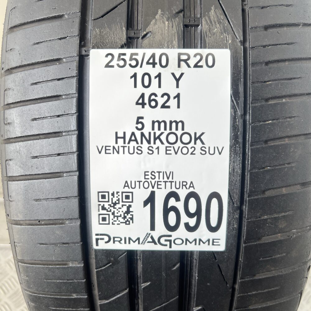 Pneumatico Usato 255 40 R20 101Y Hankook Ventus S1 Evo2 SUV 71% Estivo | Gomme Usate | PrimaGomme.it Pneumatico Usato 255 40 R20 101Y Hankook Ventus S1 Evo2 SUV 71% Estivo - immagine 3