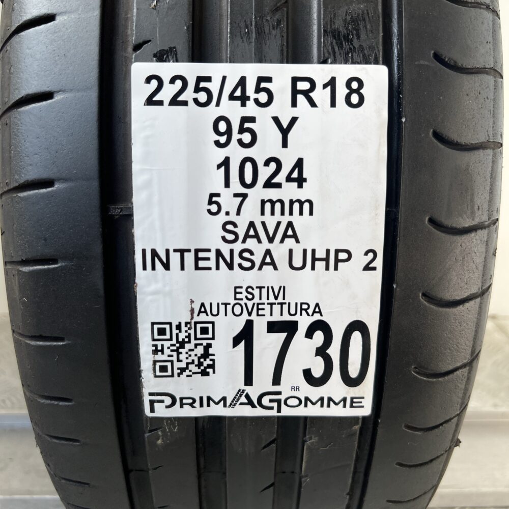 Pneumatico Usato 225 45 R18 95Y Sava Intensa UHP 2 81% Estivo | Gomme Usate | PrimaGomme.it Pneumatico usato 225 45 R18 Sava Intensa UHP 2 - foto 6