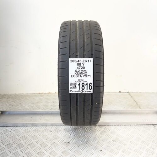 Pneumatico Usato 205 45 ZR17 88Y KUMHO Ecsta PS71 74% Estivo