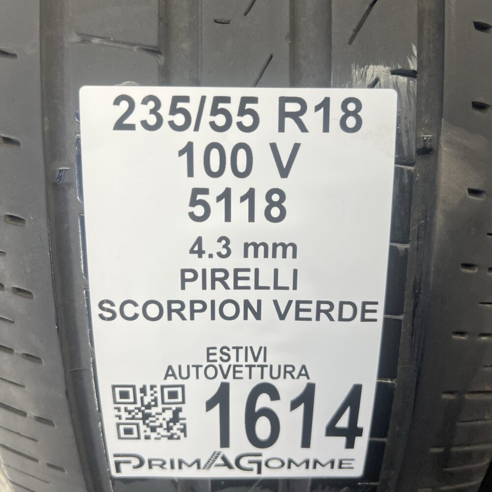 Pneumatici Usati 235 55 R18 100V Pirelli Scorpion Verde Estive | Gomme Usate | PrimaGomme.it Pneumatici usati 235 55 R18 Pirelli Scorpion Verde - foto 2