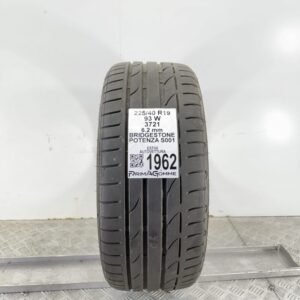 Pneumatico Usato 225 40 R19 93W Bridgestone Potenza S001 89% Estivo