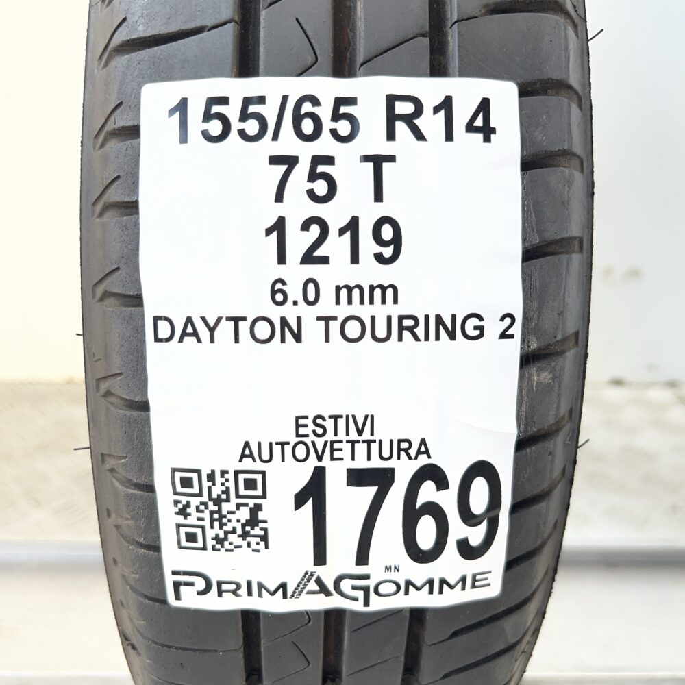 Pneumatico Usato 155 65 R14 75T DAYTON Touring 2 86% Estivo | Gomme Usate | PrimaGomme.it Pneumatico usato 155 65 R14 DAYTON Touring 2 - foto 6