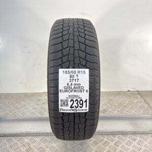 Gomma Usata 185 60 R15 88T Gislaved Eurofrost 6 80% Invernale