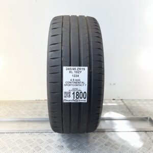Pneumatico Usato 245 45 ZR19 XL 102Y CONTINENTAL SportContact 7 Estivo