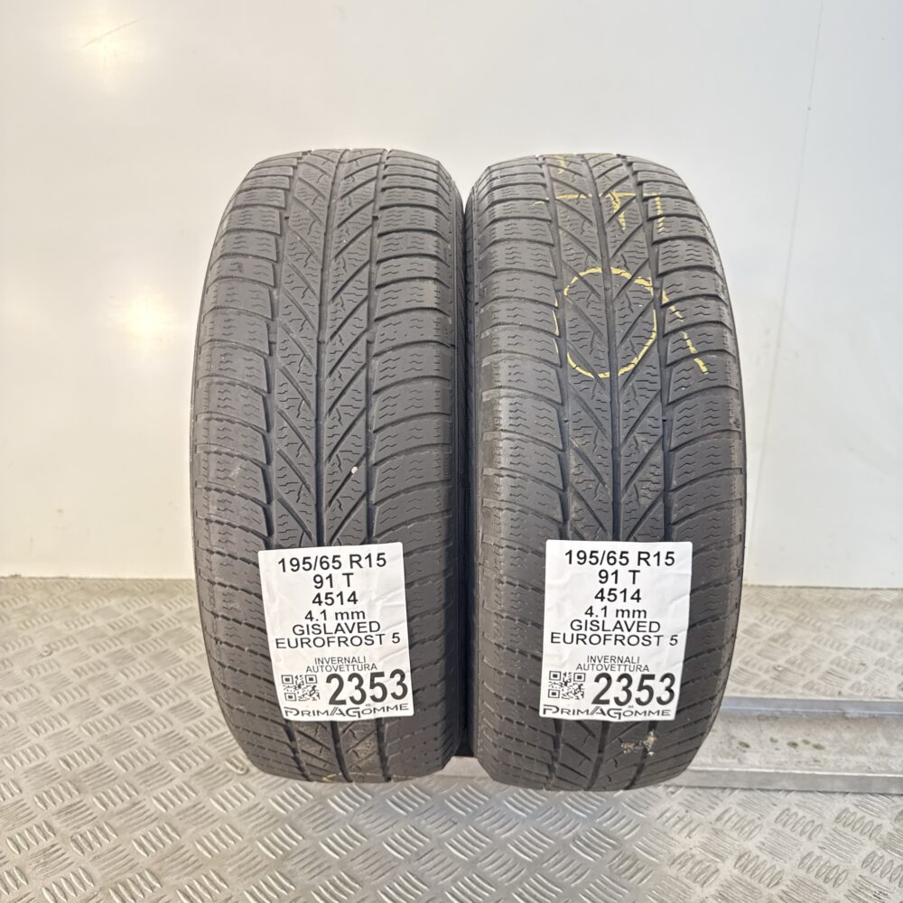 Gomme Usate 195 65 R15 91T Gislaved Eurofrost 5 Invernali | Gomme Usate | PrimaGomme.it Gomme usate 195 65 R15 Gislaved Eurofrost 5 - foto 12