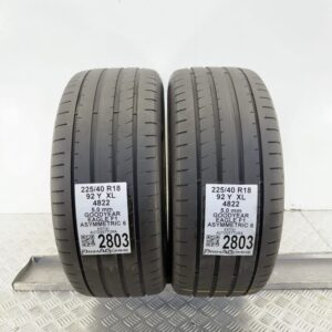 Gomme Usate 225 40 R18 XL 92Y Goodyear Eagle F1 Asymmetric 6 71% Estive