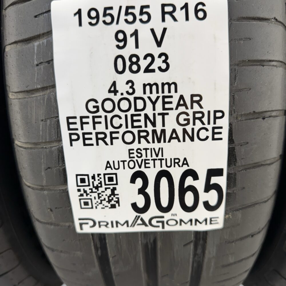 Gomme Usate 195 55 R16 91V Goodyear Efficient Grip Performance Estive | Gomme Usate | PrimaGomme.it Gomme usate 195 55 R16 Goodyear Efficient Grip Performance - foto 16