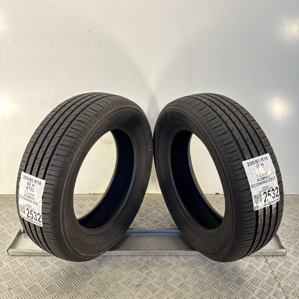 Gomme Usate 205 60 R16 92H Kumho Ecowing ES31 100% Estive | Gomme Usate | PrimaGomme.it Gomme usate 205 60 R16 Kumho Ecowing ES31 - foto 4