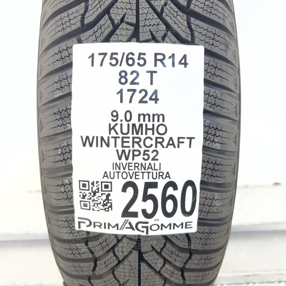 Gomma Usata 175 65 R14 82T Kumho Wintercraft WP52 100% Invernale | Gomme Usate | PrimaGomme.it Gomma usata 175 65 R14 Kumho Wintercraft WP52 - foto 7