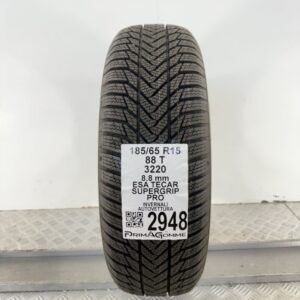 Gomma Usata 185 65 R15 88T Esa Tecar Supergrip Pro 95% Invernale