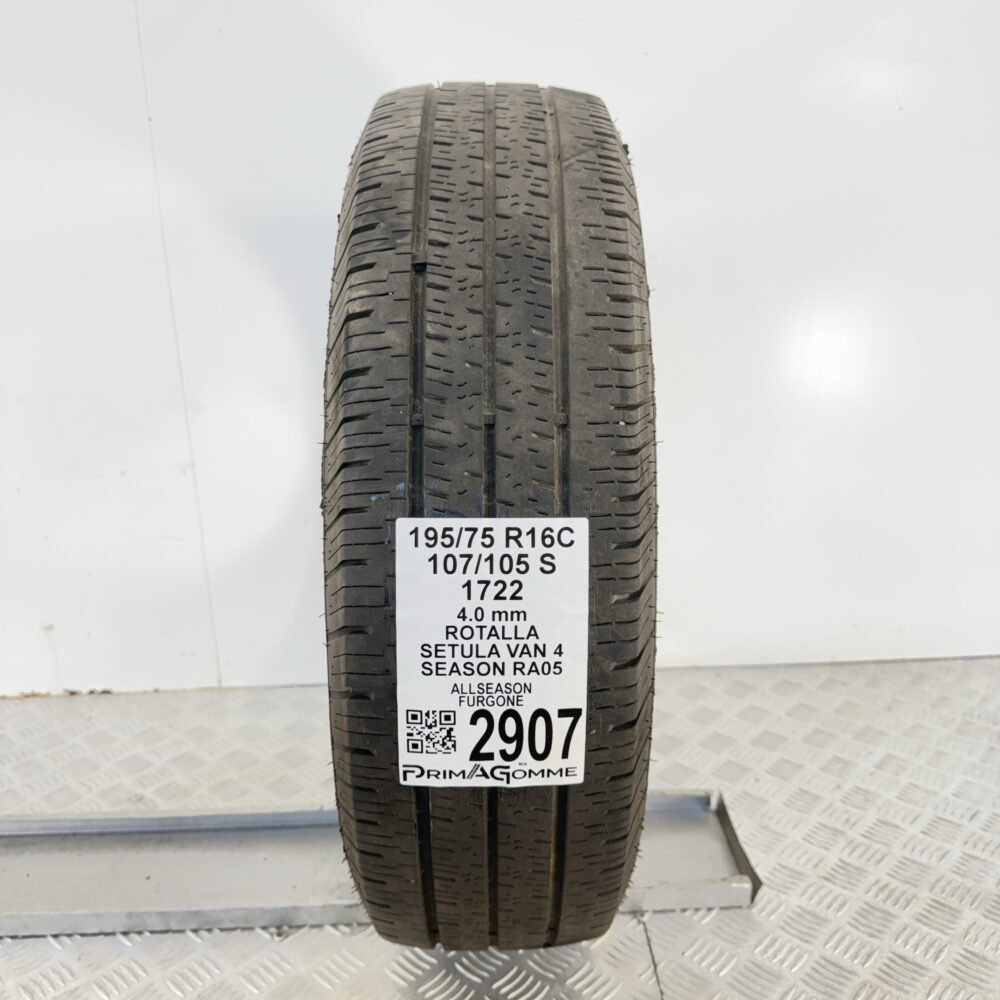 Gomma Usata 195 75 R16C 107/105S Rotalla Setula Van 4 Season RA05 4 Stagioni | Gomme Usate | PrimaGomme.it Gomma usata 195 75 R16C Rotalla Setula Van 4 Season RA05 - foto 10