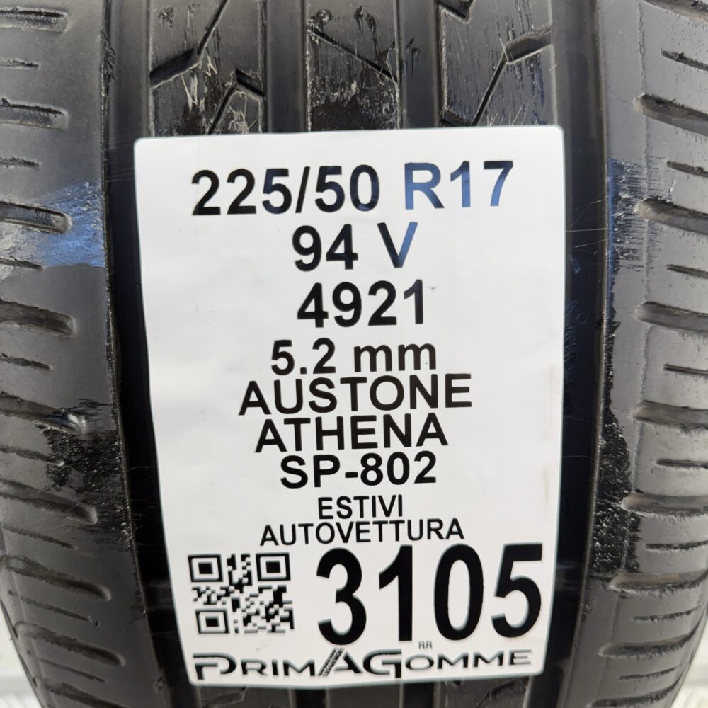 Gomma Usata 225 50 R17 94V Austone Athena SP-802 74% Estivo | Gomme Usate | PrimaGomme.it Gomma usata 225 50 R17 Austone Athena SP-802 - foto 10