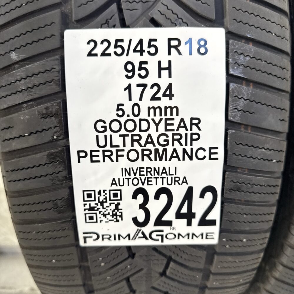 Gomme Usate 225 45 R18 95H GOODYEAR Ultragrip Performance 71% Invernali | Gomme Usate | PrimaGomme.it Gomme usate 225 45 R18 GOODYEAR Ultragrip Performance - foto 11