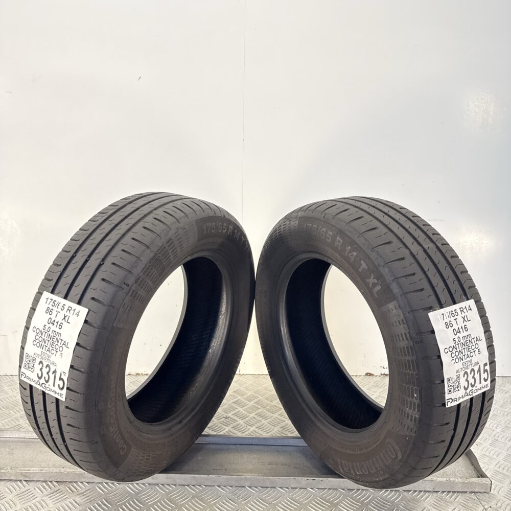 Gomme Usate 175 65 R14 XL 86T Continental ContiEco Contact 5 71% Estive | Gomme Usate | PrimaGomme.it Gomme usate 175 65 R14 Continental ContiEco Contact 5 - foto 6