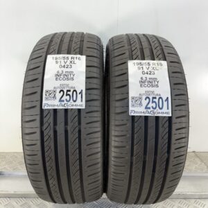 Gomme Usate 195 55 R16 XL 91V Infinity Ecosis 90% Estive