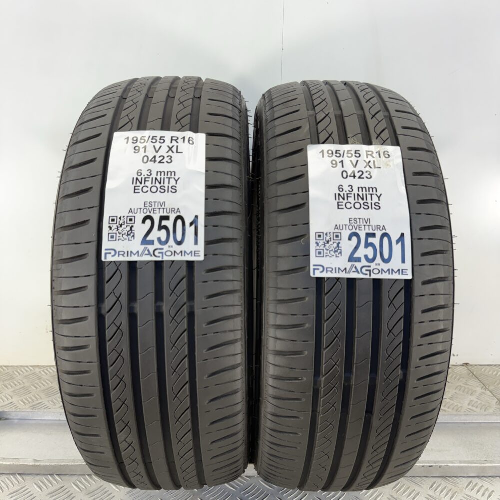 Gomme Usate 195 55 R16 XL 91V Infinity Ecosis 90% Estive | Gomme Usate | PrimaGomme.it Gomme usate 195 55 R16 Infinity Ecosis - foto 10