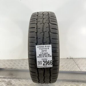 Gomma Usata 225 65 R16C 112/110R Michelin Agilis Alpin 87% Invernale