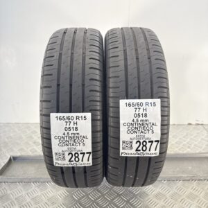 Gomme Usate 165 60 R15 77H Continental ContiEco Contact 5 Estive