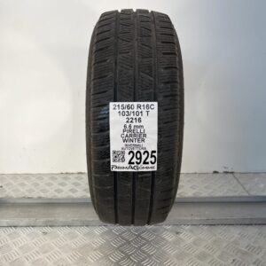 Gomma Usata 215 60 R16C 103/101T Pirelli Carrier Winter 94% Invernale