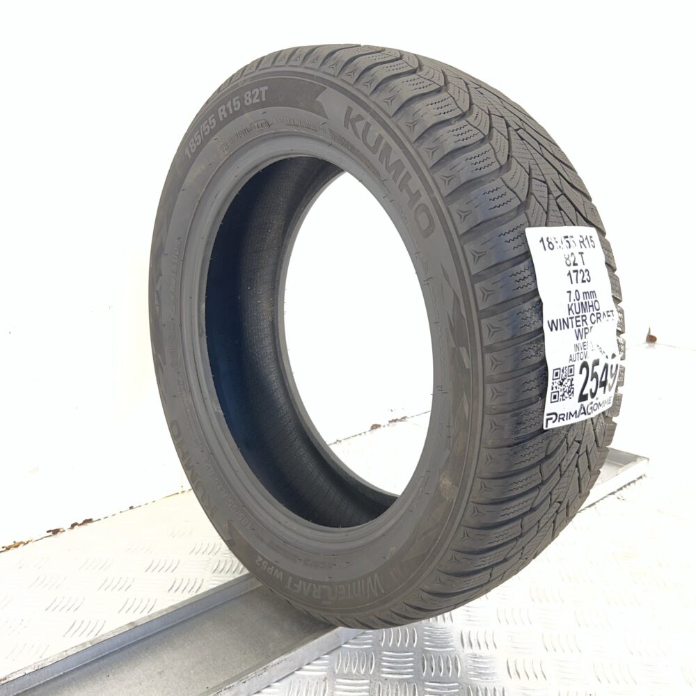 Gomma Usata 185 55 R15 82T Kumho Winter Craft WP52 88% Invernale | Gomme Usate | PrimaGomme.it Gomma usata 185 55 R15 Kumho Winter Craft WP52
