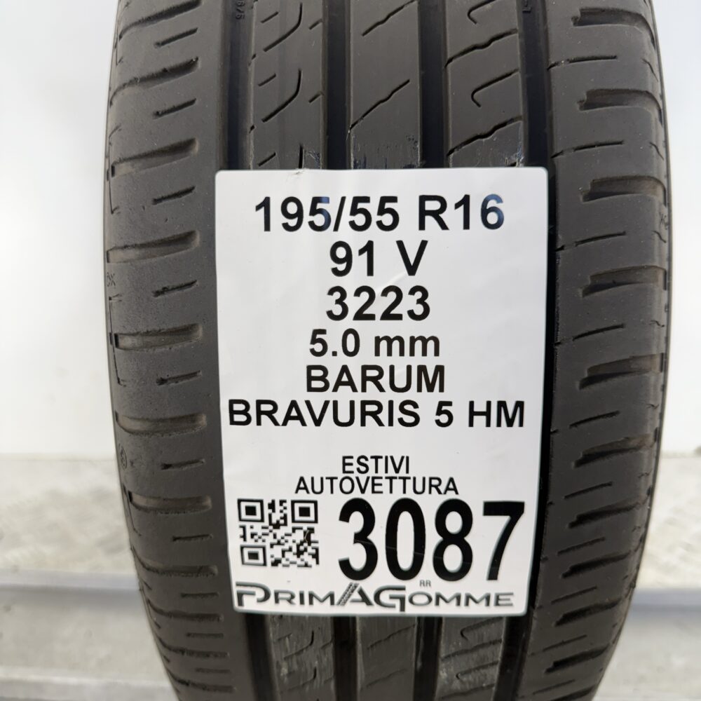 Gomma Usata 195 55 R16 91V BARUM Bravuris 5 HM 71% Estivo | Gomme Usate | PrimaGomme.it Gomma usata 195 55 R16 BARUM Bravuris 5 HM - foto 9
